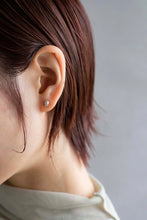 画像をギャラリービューアに読み込む, ミニマルストーン シルバーピアス Silver925
