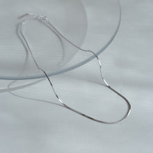 画像をギャラリービューアに読み込む, ボックススネークチェーン シルバーネックレス Silver925
