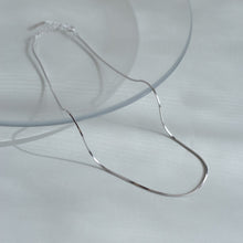 画像をギャラリービューアに読み込む, ボックススネークチェーン シルバーネックレス Silver925
