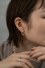画像をギャラリービューアに読み込む, リキッドフープ シルバーピアス Silver925
