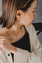 画像をギャラリービューアに読み込む, シンプルリキッドフープ シルバーピアス Silver925

