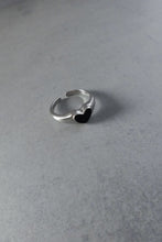 画像をギャラリービューアに読み込む, ブラックハート シルバーリング Silver925
