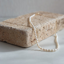 画像をギャラリービューアに読み込む, シンプル淡水パール シルバーチョーカー Silver925
