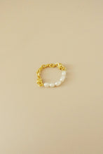 画像をギャラリービューアに読み込む, 淡水パールチェーン シルバーリング Silver925
