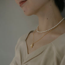 画像をギャラリービューアに読み込む, パールフラワー シルバーネックレス Silver925
