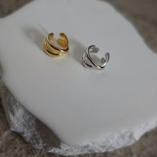 画像をギャラリービューアに読み込む, スモールクロス シルバーイヤーカフ Silver925
