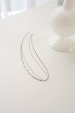 画像をギャラリービューアに読み込む, ダブルチェーン シルバーネックレス Silver925
