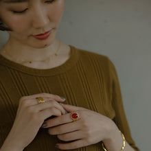 画像をギャラリービューアに読み込む, レッドカーネリアン シルバーリング Silver925
