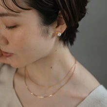 画像をギャラリービューアに読み込む, パールフラワー シルバーピアス Silver925
