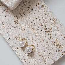 画像をギャラリービューアに読み込む, ボストンパール シルバーピアス Silver925
