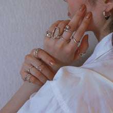 画像をギャラリービューアに読み込む, ラインクロス シルバーリング Silver925
