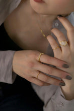 画像をギャラリービューアに読み込む, フラットエッジ シルバーリング Silver925
