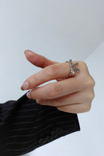 画像をギャラリービューアに読み込む, リボン シルバーリング Silver925
