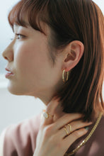 画像をギャラリービューアに読み込む, シンプルフローフープ シルバーピアス Silver925
