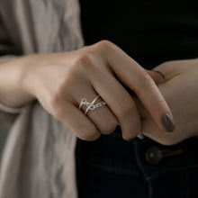 画像をギャラリービューアに読み込む, クロスチェーン シルバーリング Silver925
