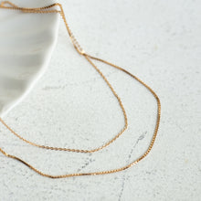 画像をギャラリービューアに読み込む, レイヤーゴールド シルバーネックレス Silver925
