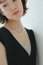 画像をギャラリービューアに読み込む, ハーフチェーン シルバーネックレス Silver925
