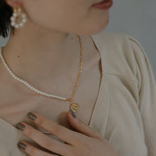画像をギャラリービューアに読み込む, コインパールチェーン シルバーチョーカー Silver925
