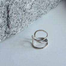 画像をギャラリービューアに読み込む, ラインクロス シルバーリング Silver925
