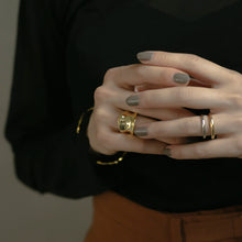 画像をギャラリービューアに読み込む, ボリュームプレート シルバーリング Silver925
