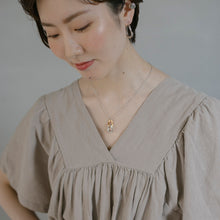 画像をギャラリービューアに読み込む, バイカラーサークル シルバーネックレス Silver925
