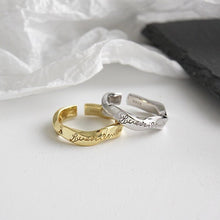 画像をギャラリービューアに読み込む, メッセージツイスト シルバーリング Silver925
