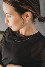 画像をギャラリービューアに読み込む, スリムフラットチェーン シルバーネックレス Silver925
