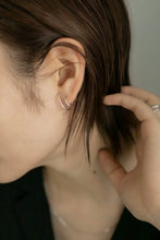 画像をギャラリービューアに読み込む, ダブルライン シルバーピアス Silver925
