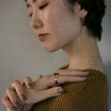 画像をギャラリービューアに読み込む, レッドカーネリアン シルバーリング Silver925
