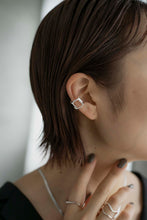 画像をギャラリービューアに読み込む, スクエアチェーン シルバーイヤーカフ Silver925
