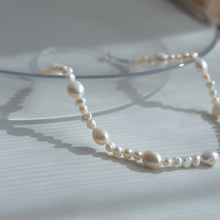 画像をギャラリービューアに読み込む, オルタネート淡水パール シルバーチョーカー Silver925
