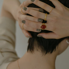 画像をギャラリービューアに読み込む, レッドカーネリアン シルバーリング Silver925
