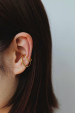 画像をギャラリービューアに読み込む, ダブルツイストサークル シルバーイヤーカフ Silver925
