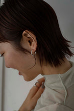 画像をギャラリービューアに読み込む, リキッドサークル シルバーピアス Silver925
