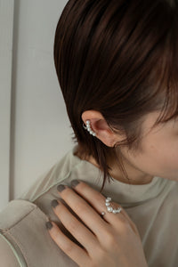 パールライン シルバーイヤーカフ Silver925