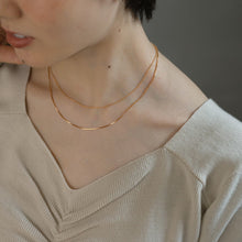 画像をギャラリービューアに読み込む, レイヤーゴールド シルバーネックレス Silver925
