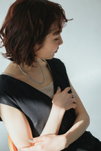 画像をギャラリービューアに読み込む, フラットチェーン シルバーネックレス Silver925
