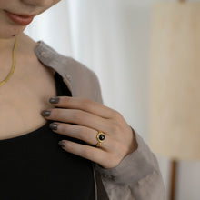 画像をギャラリービューアに読み込む, ネイビーストーン シルバーリング Silver925
