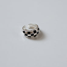 画像をギャラリービューアに読み込む, ワイドチェッカー シルバーリング Silver925
