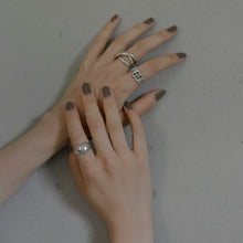 画像をギャラリービューアに読み込む, フラットチェーン シルバーリング Silver925
