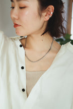 画像をギャラリービューアに読み込む, フラットチェーン シルバーネックレス Silver925
