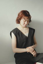 画像をギャラリービューアに読み込む, オーバルストーン シルバーネックレス Silver925
