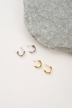 画像をギャラリービューアに読み込む, ソフトスクエア シルバーピアス Silver925
