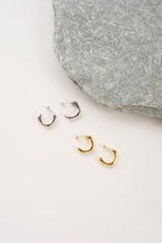 画像をギャラリービューアに読み込む, ソフトスクエア シルバーピアス Silver925
