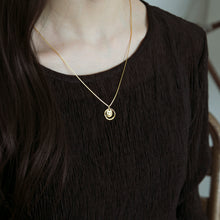 画像をギャラリービューアに読み込む, ダブルサークル シルバーネックレス Silver925
