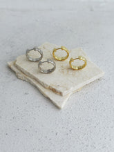 画像をギャラリービューアに読み込む, タイルフープ シルバーピアス Silver925
