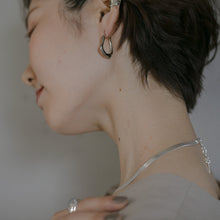 画像をギャラリービューアに読み込む, ワイドスネークチェーン シルバーチョーカー Silver925
