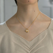 画像をギャラリービューアに読み込む, パールフラワー シルバーネックレス Silver925
