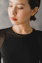 画像をギャラリービューアに読み込む, スリムフラットチェーン シルバーネックレス Silver925
