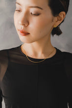 画像をギャラリービューアに読み込む, スリムフラットチェーン シルバーネックレス Silver925
